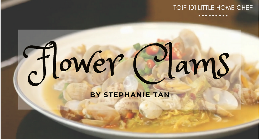 Spicy  Flower Clams for the festive season